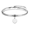 Aosyoisk Letter Bracelet for Women Girls Initial Pendant Silver Bracelet