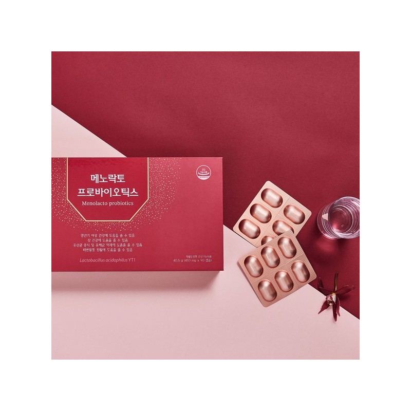 휴온스 엘루비 메노락토 프로바이오틱스 450mg 30개입 3개 (90개) Hyun's Eluvi