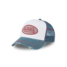Von Dutch Casquette Femme Trucker Avec Filet Unisex Cap blau/weiß Streetwear
