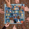 Cat Bookshelf Puzzle for Adults 1000 Pieces, Kitty Book Puzzle