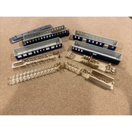 Unbranded 50' Overland Passenger Car Interiorsset Of 5 Ho Scale Fits Roundhouse Only X