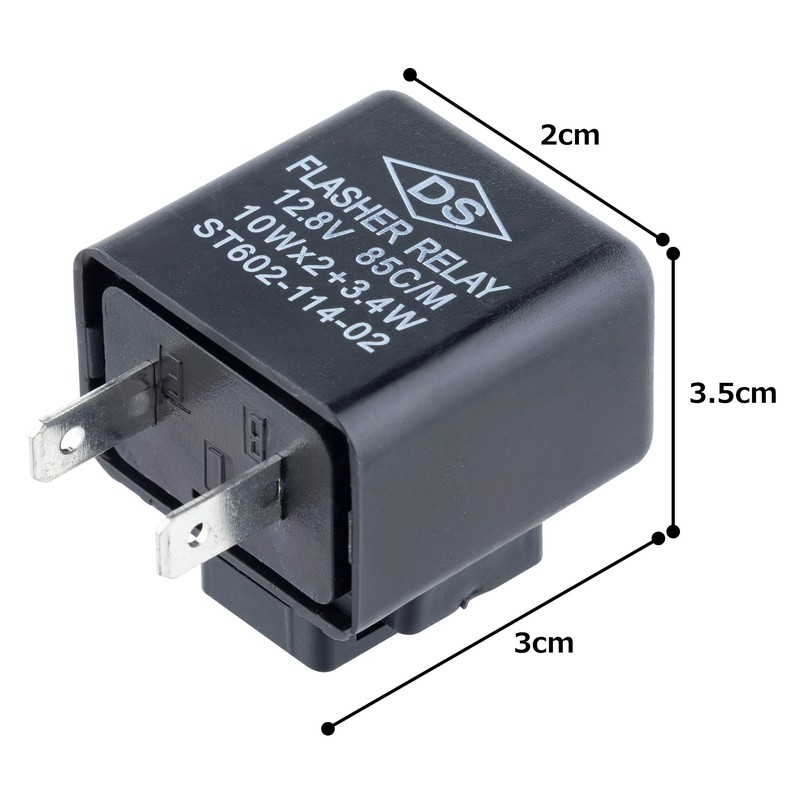 Kijima Bike Parts Turn Signal Relay 12V/20W Universal 304-0512