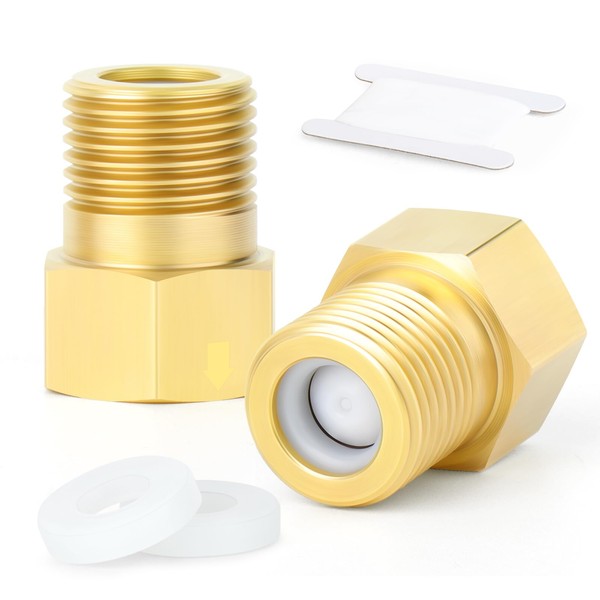 TAILONZ PNEUMATIC 2PCS Brass Check Valve 1/2" Male to 1/2"