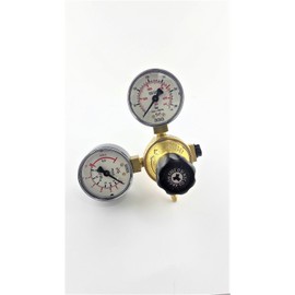 OxyTurbo Pressure Regulator for Soldering Iron CO2 Argon Mix Refillable Bottles Connection Female TIG/MIG Made in Italy