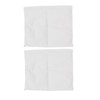 2PCS Filter Sleeve 6in White Elastic Polyester Prefilter Cover for
