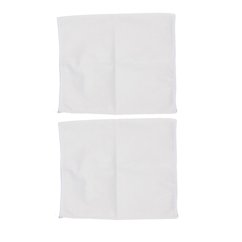 2PCS Filter Sleeve 6in White Elastic Polyester Prefilter Cover for