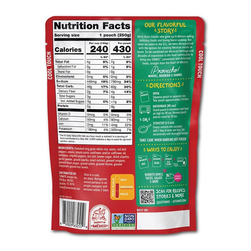 Somos Rice Chipotle White 8.8 OZ