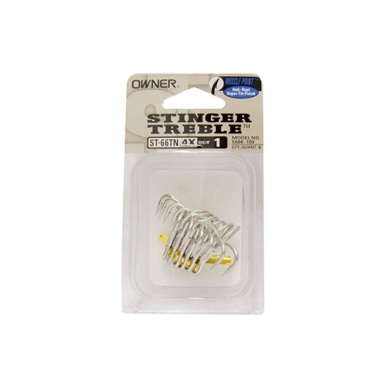 Owner ST-66 Treble Hooks, Catfish Triplets, Sea Triplets, Predator Triplets,