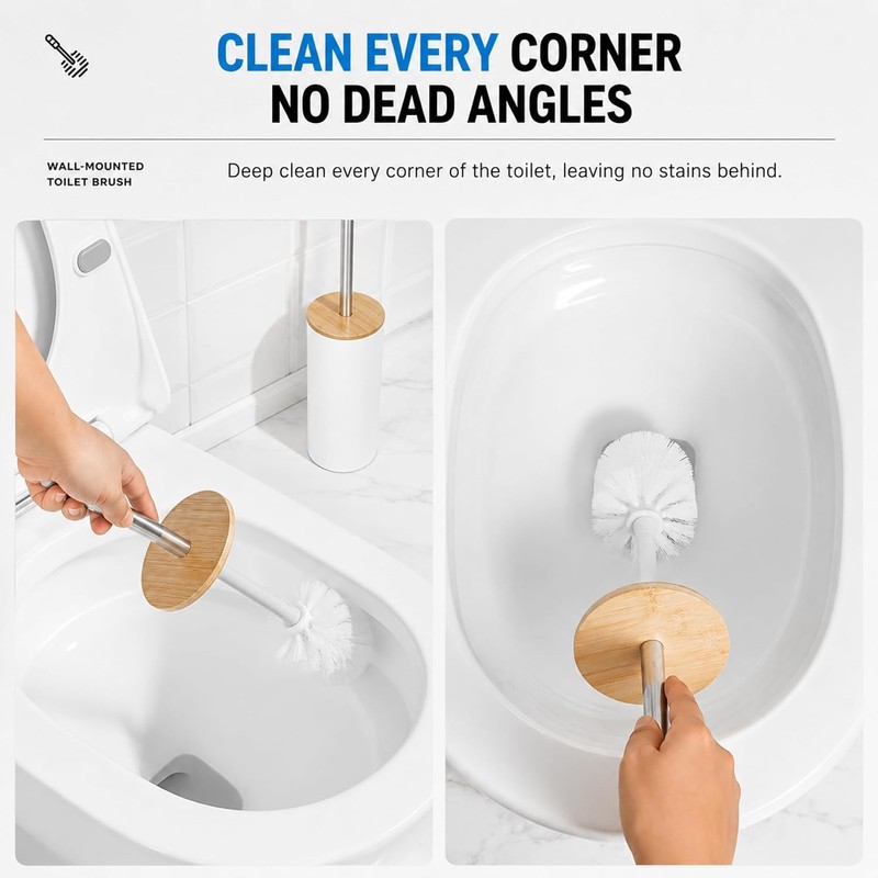 Cepillo para inodoro con soporte antiolor – EVERZONE MT