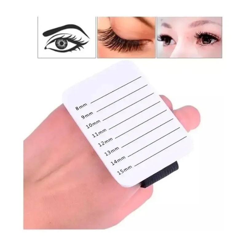 2 Paleta Muñequera Soporte Extensiones D Pestañas Postiza