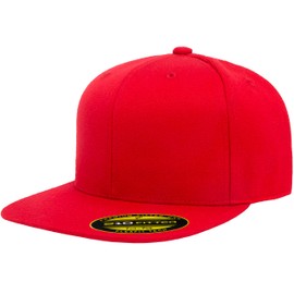Yupoong mens 6210 Hat, Red, Small-Medium US