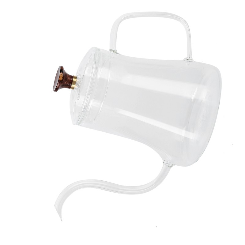 Glass Coffee Pot Swan Neck Thin Mouth Kettle HandMade Coffee