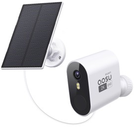 AOSU 2K Add-on Camera for SolarCam Pro System, Requires SolarCam/WirelessCam HomeBase (NOT Doorbell HomeBase)