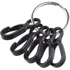 10Pcs Mini Plastic Carabiner Clips, Snap Hooks for Camping, Keychain,