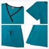 Meichoon Scrubs for Women Classic V-Neck Top with 4 Pockets
