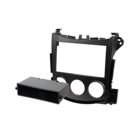Scosche NN1665B Double DIN or Single DIN with Pocket Radio Install Dash Kit Compatible with Select 2009-19 Non-NAV Nissan 370Z - Aftermarket Car Stereo Installation Kit - See Guide Image for Vehicles