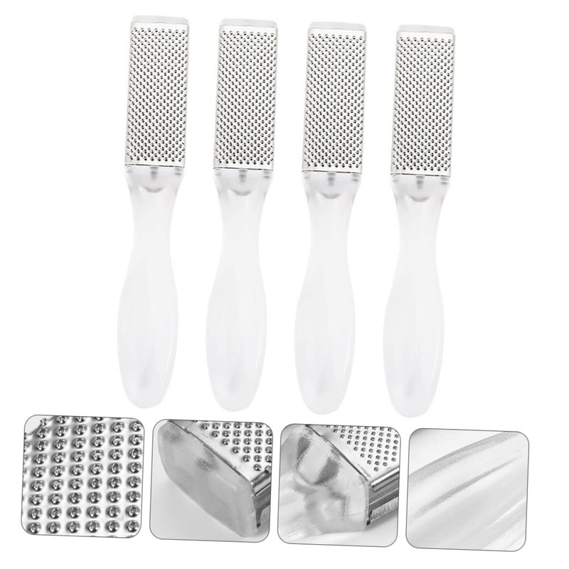 NOLITOY Foot File Double-sided Stainless Steel Callus Remover Grit Tool