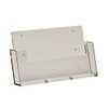Taymar A5 Landscape Wall Mounting Leaflet Holder - Clear