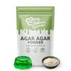 Easy Yummy Agar Agar Powder (100 g), Vegan Gelatin Powder,
