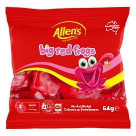 Allen's Frogs Alive Lollies Bag 64g