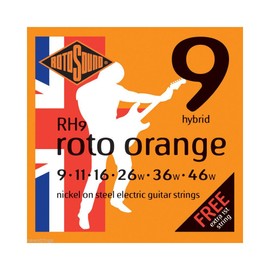 Rotosound RH9 Nickel Hybrid Electric Guitar Strings (9 11 16 26 36 46)