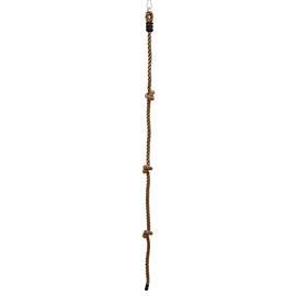 LittleTom Children's Climbing Rope 195 x 2.5 cm Outdoor Climbing Rope Knot Rope Natural