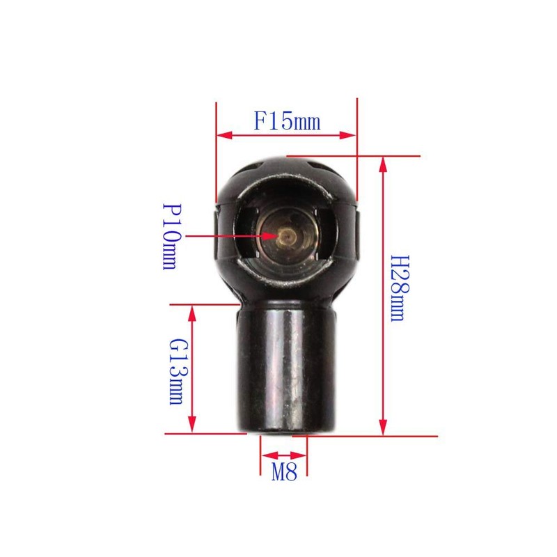 KUNSYOUKIM Gas Damper Connector End Fitting M8 Female Screw M8