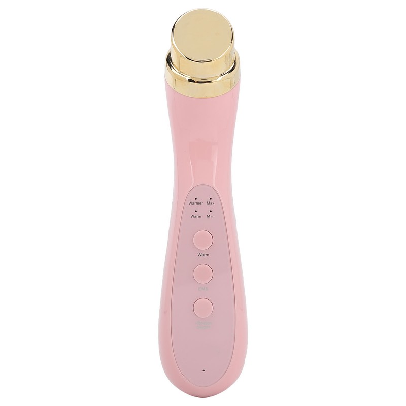 Facial Beauty Massager Hot Compress Vibration EMS Microcurrent Skin Tightening