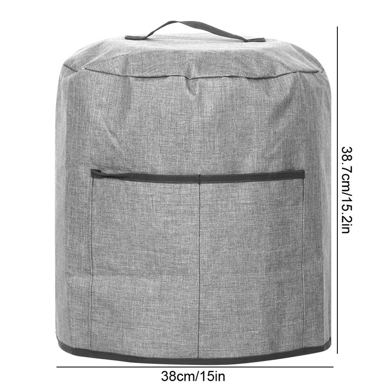 Round Pressure Cooker Dust Cover Protective Cover with Pocket Kitchen