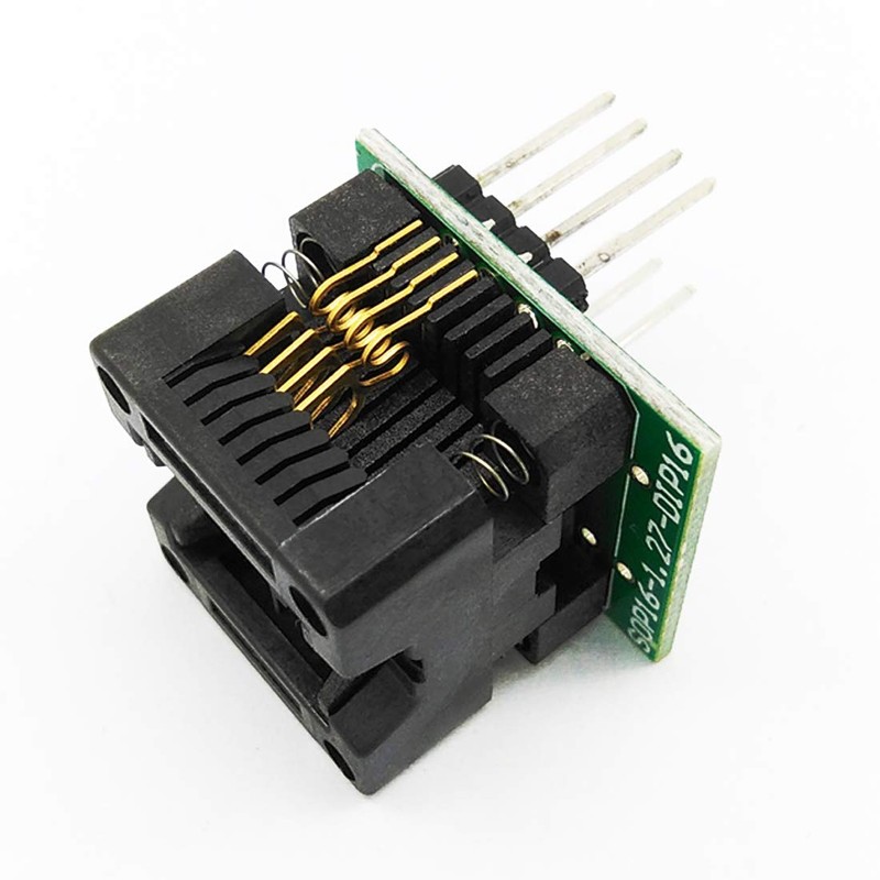 Hailege 2pcs SOIC8 SOP8 to DIP8 EZ Programmer Adapter Socket