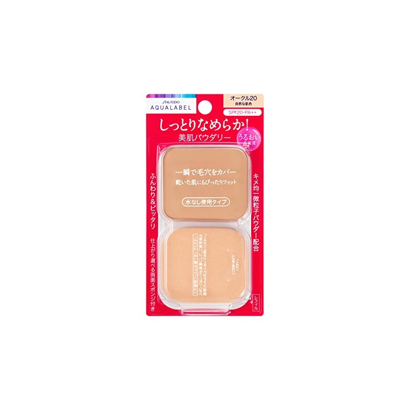 Aqua Label Moist Powdery Ochre 20 (Refill) (SPF 20, PA++),