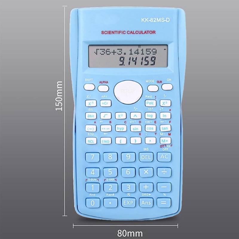 KK-82MS-D Portable Scientific Calculator Engineering Scientific Functional Calculator with 240