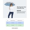 Solbari Compact Sun Protective Umbrella UPF 50+ UV Protection, Ultra-Light