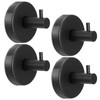 Xialvyu Pack of 4 Suction Cup Hooks, Towel Hooks, No