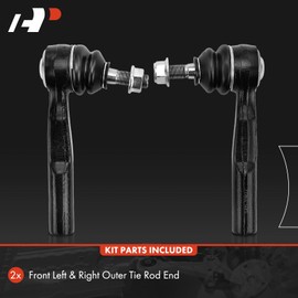 A-Premium 2 x Front Outer Tie Rod Ends, Compatible with Saab 9-3 2003-2011, 9-3X 2010-2011, 9-5 2002-2009