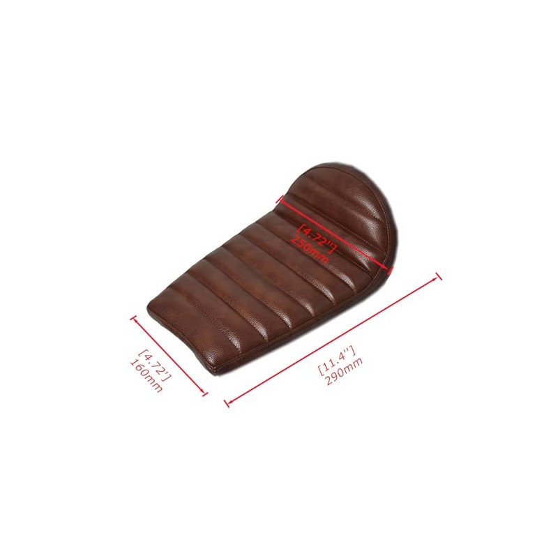 DKMOTORK 0397 Cafe Racer Seat (ST-0397-Brown)