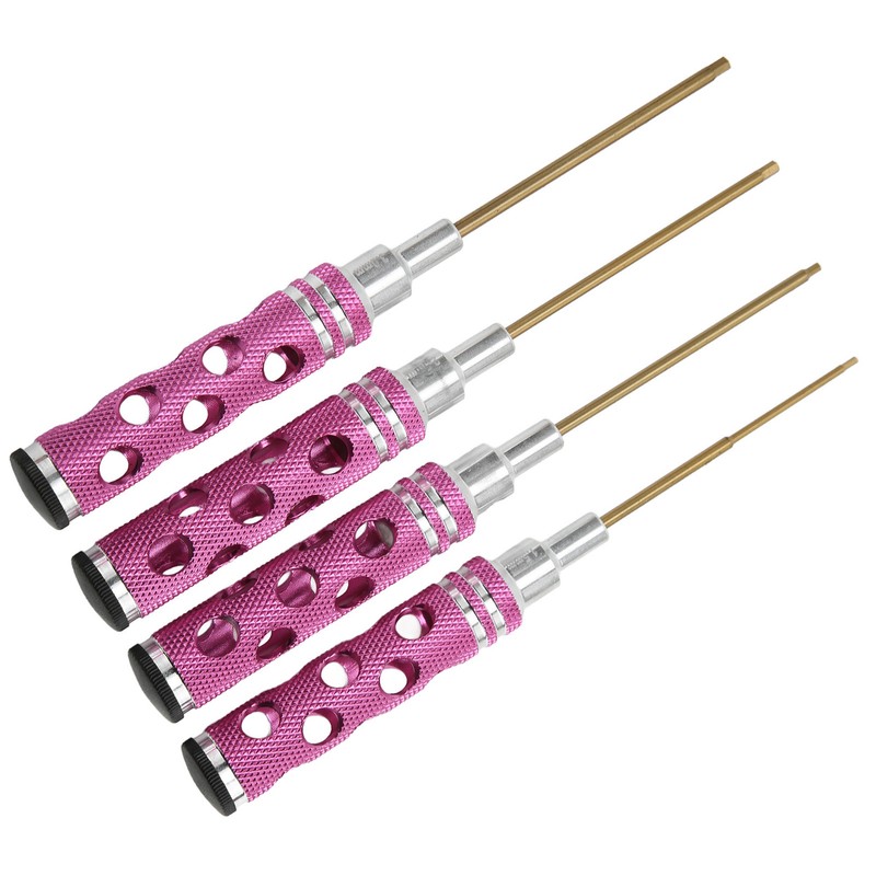 4Pcs Hex Driver Wrench Set 1.5mm 2.0mm 2.5mm 3.0mm RC