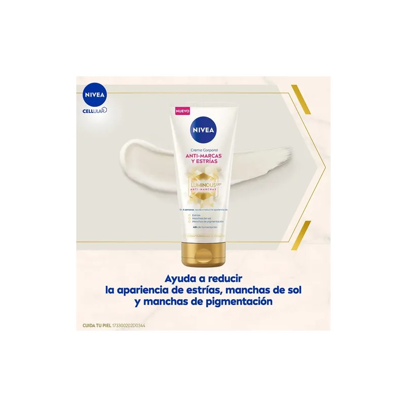 Nivea Crema Corporal Luminous630 Anti Estrías Manchas 200ml