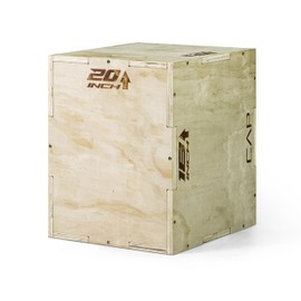CAP Barbell 3-in-1 Wooden Plyometric Box 20in x 18in x 16in
