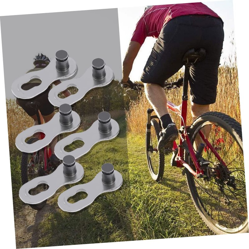 TEHAUX Bike Chain Links for 10 Speeds Stainless Steel Bike