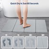 Leafinty Stone Bath Mats for Bathroom Non-Slip | Stone Bath