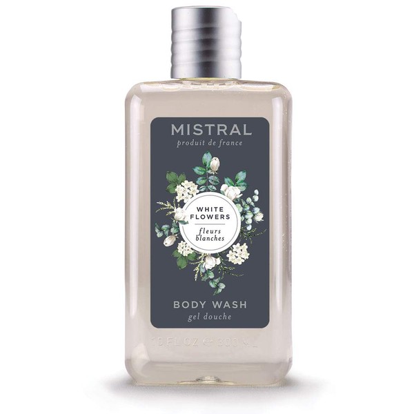 Mistral Body Wash Organic Aloe Olive White Flowers