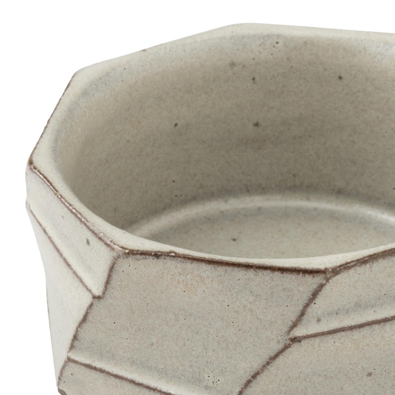 Marui Pottery MR-3-4125 Shigaraki Ware Hechimon, Small Bowl, Diameter Approx.