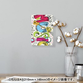 アートパネル キャンバスアート 木枠 飾り igsticker 210mmx148mm A5 フォト 壁 インテリア おしゃれ 003418 クール その他 英語 文字 音楽