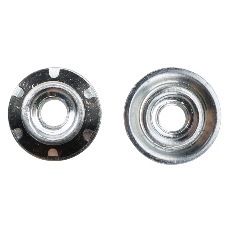 MEETOOT 10pcs Round Tubing Inserts Threaded Tube Inserts Plum Blossom