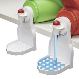 Aiptosy [2 unidades] Detergente para colada, atrapador de goteo/portavasos, se adapta a la mayoría de botellas de tamaño económico, no más fugas o desorden