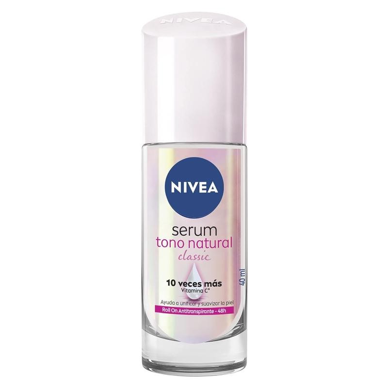 Nivea Natural Tone Extra Whitening Serum Antiperspirant Deodorant Roll On