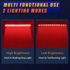 CZJCGD 10 Inch 15 LED Red Trailer Tail Brake Light