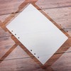 A5 Binder Dividers Top 5 Tabs Frosted Plastic Index Divider