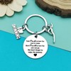 Dabihu Swim Keychain Gift Inspirational Swimmers Gift Swimming Lover Gift